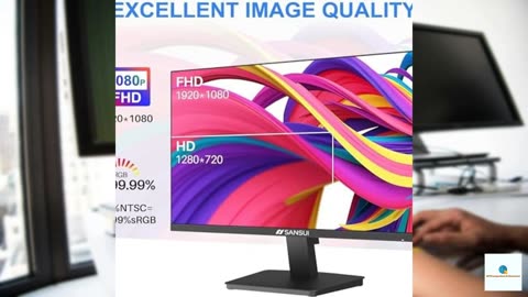 SANSUI Monitor 22 inch IPS Panel 1080p FHD 75Hz Computer Monitor