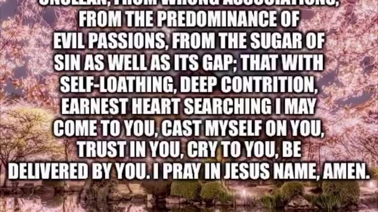 Good morning. Peace be with you, this is my prayer for you.