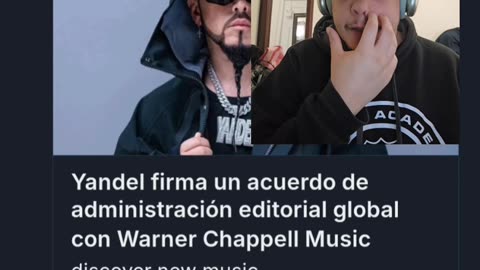 Yandel firma un acuerdo de administración editorial global con Warner Chappell Music