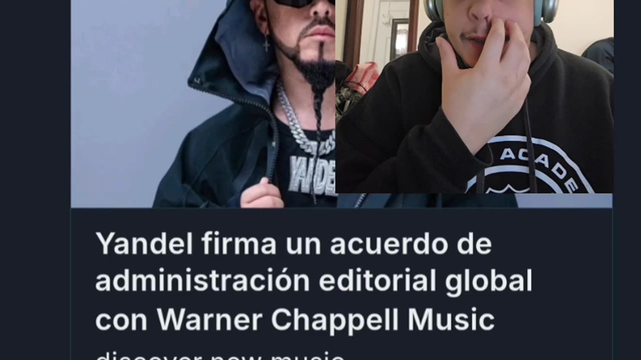 Yandel firma un acuerdo de administración editorial global con Warner Chappell Music