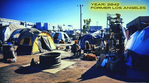 [biosecure] - Mini Promo - Proto techno-barbarian encampment former Los Angeles Year 2042