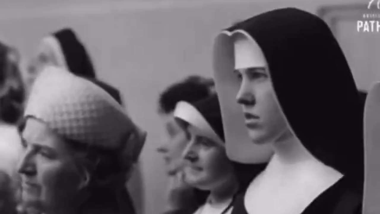 From Habits to Modern Attire: The Changing Face of Catholic Nuns (1965 Footage)