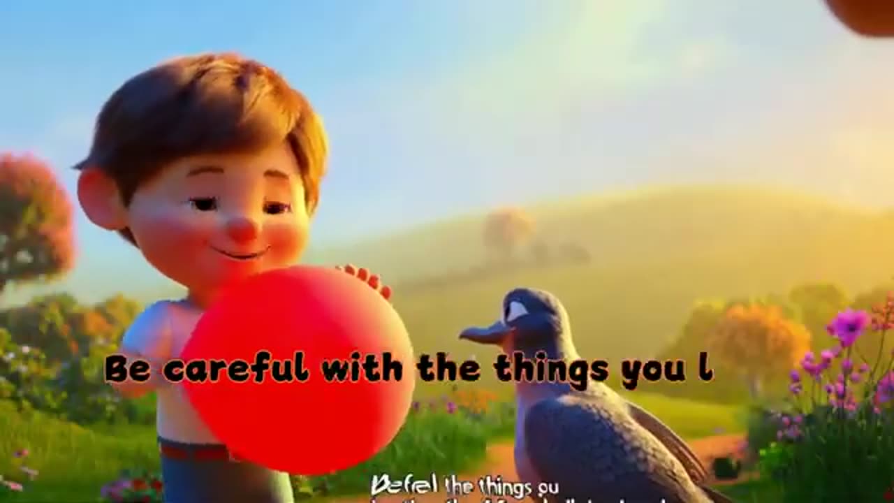 "The Lost Balloon | Heartwarming Kids' Story with a Happy Ending"