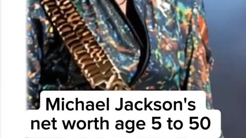 Michael Jackson's net worth age 5 to 50 $600-$700 millions #shortvideo #shorts #evolution #facts