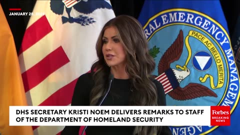 ⚡DHS Secretary Kristi Noem Addresses Dept of Homeland Security Staff