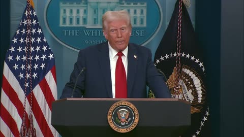 President Trump Holds Press Briefing on Aviation Disaster