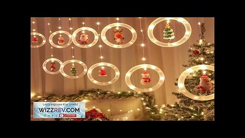 15Sets/Lot Christmas LED String Light Cartoon Pendants Santa Claus Tree Hat Reindeer Review