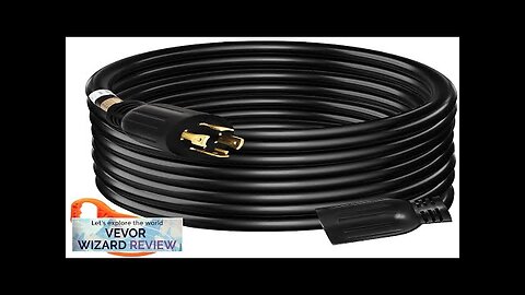 VEVOR 50Ft 30 Amp Generator Extension Cord 4 Wire 10 Gauge Generator Review