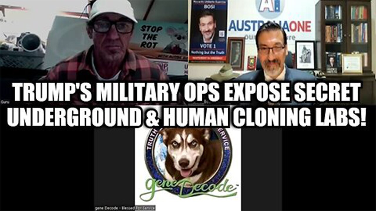 Riccardo Bosi & Gene Decode: Trump's Military Ops Expose Secret Underground & Human Cloning Labs