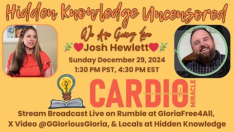 🌿❤ Interview with Josh Hewlett, Disease to Healthy Living with Cardio Miracle❤ 🌿