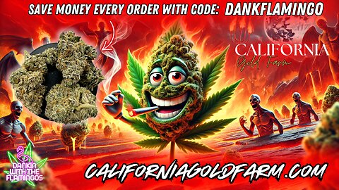 Burning Up Dante's Inferno from California Gold Farm! Dankin with the Flamingos Review!!