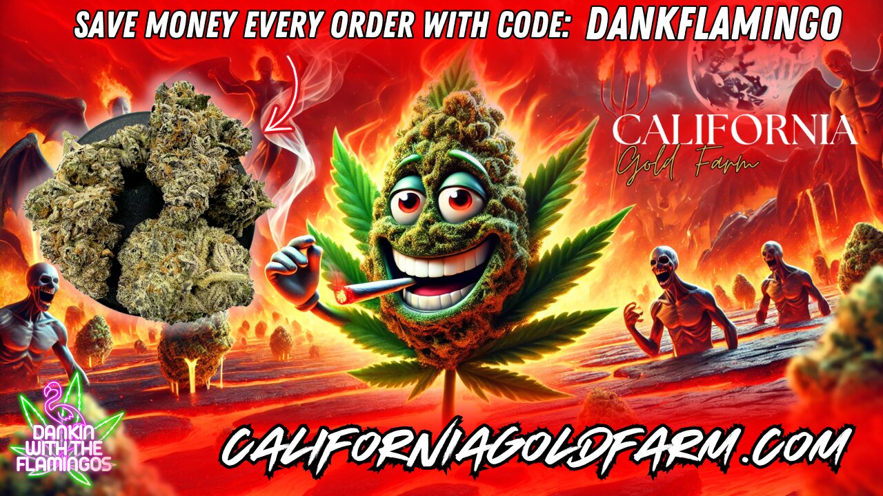 Burning Up Dante's Inferno from California Gold Farm! Dankin with the Flamingos Review!!