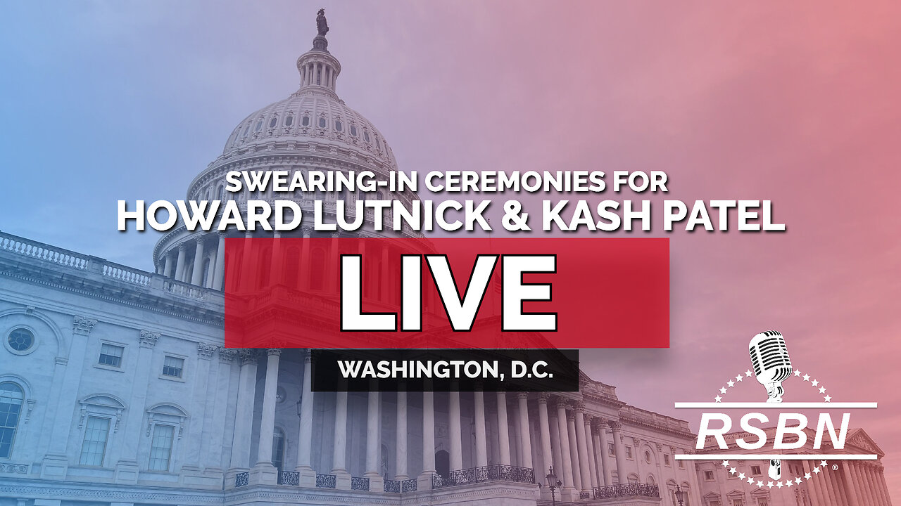 WATCH REPLAY: Swearing-in Ceremonies for Howard Lutnick and Kash Patel, and More - 2/21/25