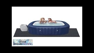 VEVOR 74 x 72 Inch Hot Tub Mat Extra Large Inflatable Hot Review