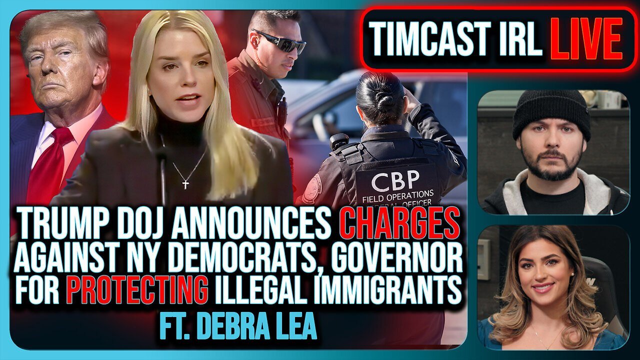 Trump DOJ CHARGES NY Democrats, Governor For Protecting Illegal Immigrants w/Debra Lea