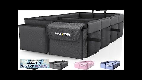 HOTOR Trunk Organizer for Car Large-Capacity Car Organizer Foldable Trunk organizer Review