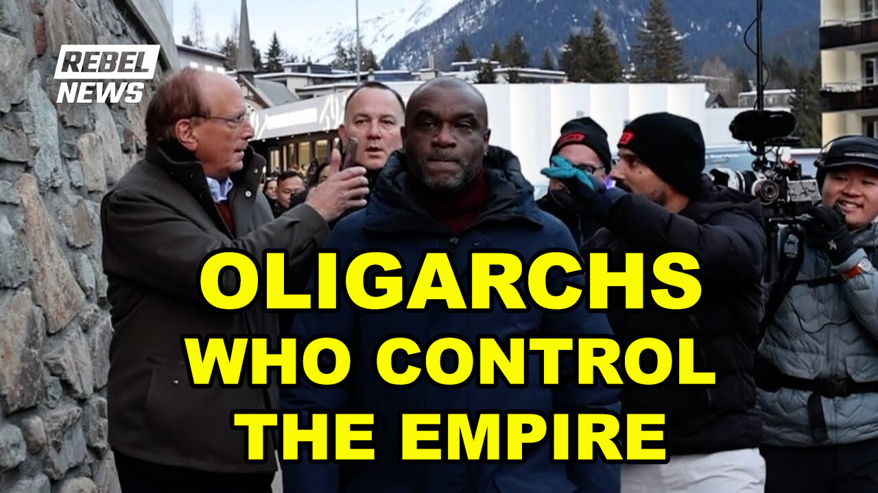 CAUGHT HIM! You Won't Believe What Happened When We Confronted BlackRock's CEO In Davos