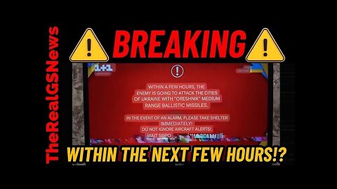 BREAKING!! EMERGENCY TV BROADCAST JUST REPORT HYPERSONIC STRIKE IN THE COMING HOURS!!??