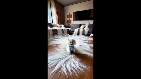 Adorable kitten causing chaos! 🐾 #CuteKitten #NaughtyCat