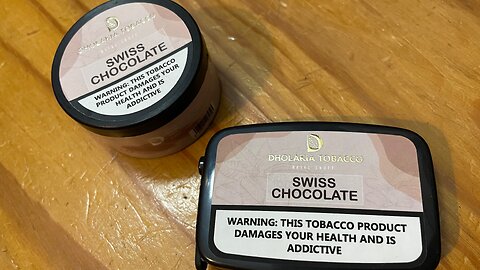 Dholakia Swiss Chocolate Nasal Snuff Review