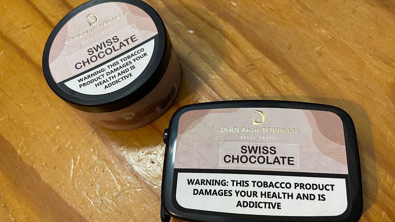 Dholakia Swiss Chocolate Nasal Snuff Review