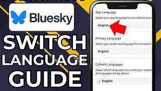 HOW TO CHANGE LANGUAGE ON BLUESKY SOCIAL