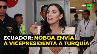 Noboa envía a la vicepresidenta Abad a Turquía como consejera temporal