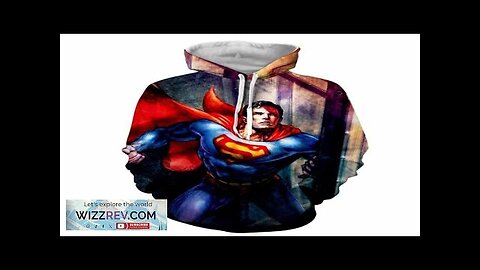 DC Comics American Superhero Superman Full Print Hoodie Review