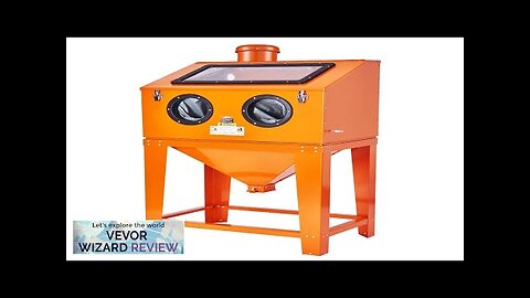 VEVOR 90 Gallon Sandblasting Cabinet with 1.8 Gallon Dust Collection System 40-120PSI Review