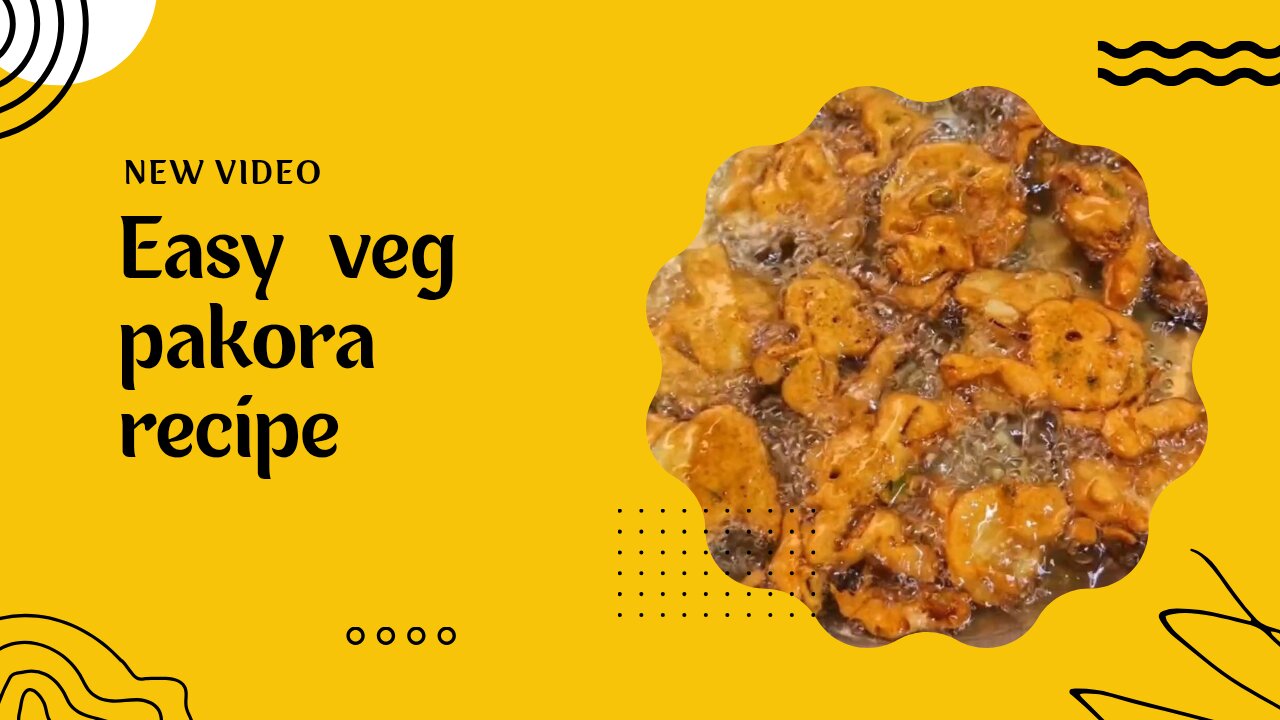 easy vegetable pakora recipe 😋