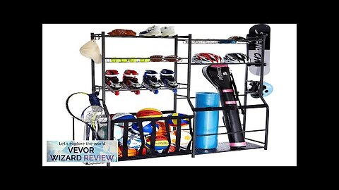 VEVOR Golf Storage Garage Organizer 2 Golf Bag Storage Stand Holder Review