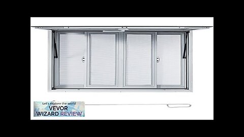 VEVOR Concession Window 48 x 36 inch Aluminum Alloy Food Truck Service Review