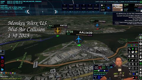 BLACKHAWK MID-AIR Collision AA5342 KS to DCA- Monkey Werx 1 30 2025