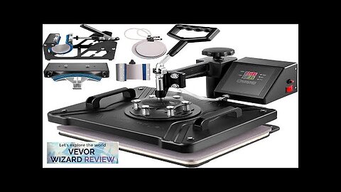 VEVOR Heat Press 6 in 1 Heat Press Machine 38x30cm T-shirt Press Review