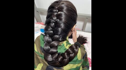 Beautiful Indian girls silky long hairs