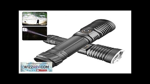 30W LED Long-range Flashlight / XHP50 800LM Telecscop Zoom Strong Light Tybe-C Review