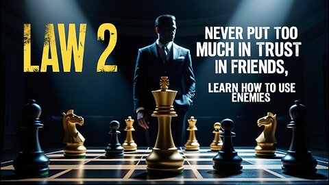 🔴 48 Laws of Power Explained | Law 2: Never Put Too Much Trust in Friends