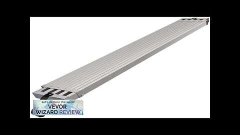 VEVOR Telescoping Aluminum Work Plank 9-15 Feet 500lbs Capacity 12.5 inch Width Review