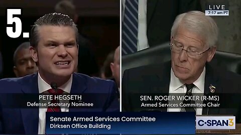 Top 5 moments from Pete Hegseth's confirmation hearing: 5. Hegseth calls out the media