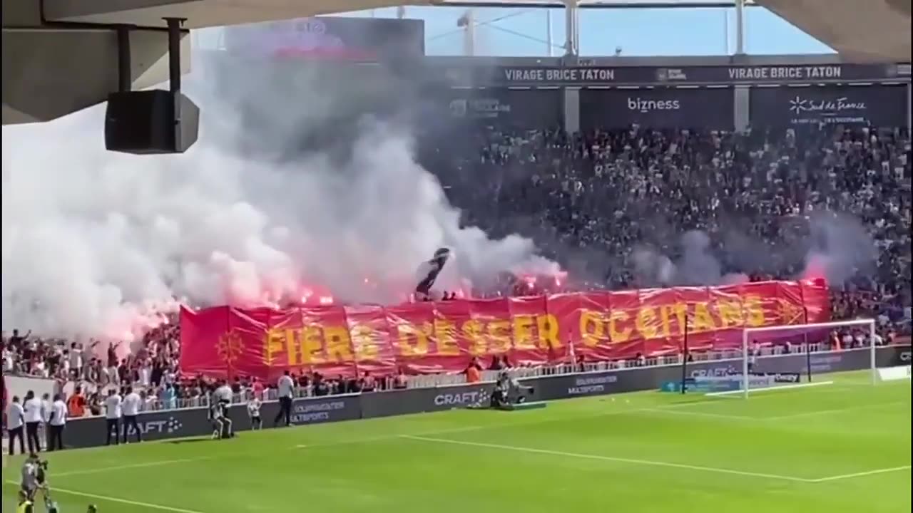 Toulouse vs Montpellier insane atmosphere