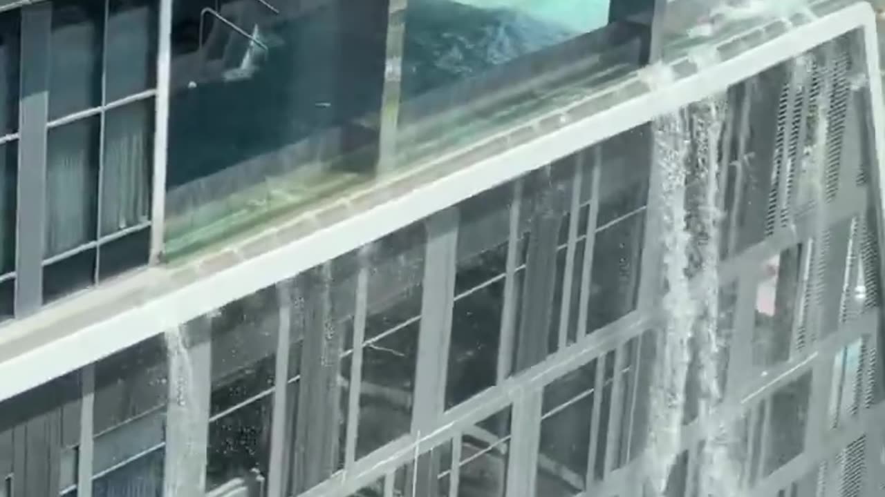 another angle on sloshing pool