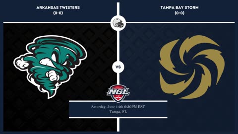 Arkansas Twisters vs. Tampa Bay Storm | National Gridiron League