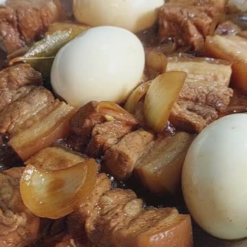 Easy & Tangy Pork Adobo with Egg Recipe | Savory Filipino Classic for a Flavorful Meal in Minutes!🍲