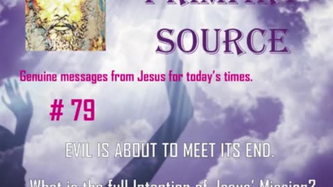 I AM PRIMARY SOURCE # 79 12-29-24