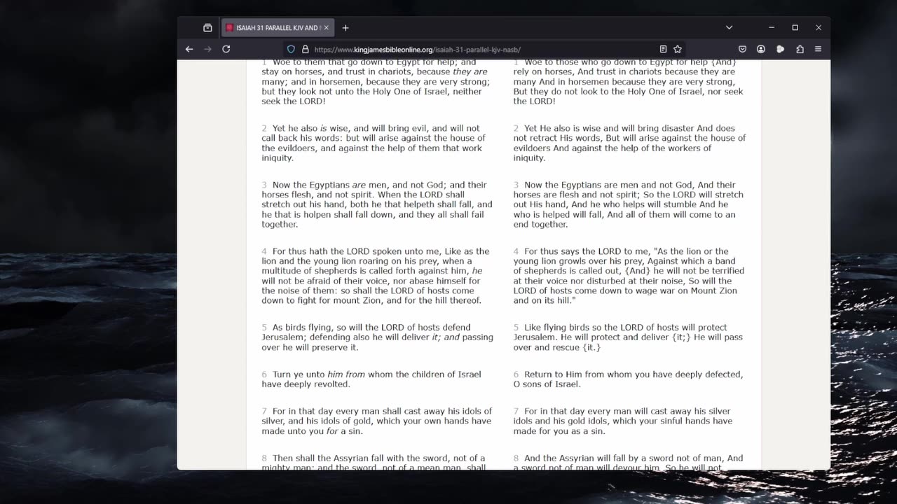 Isaiah 31-32