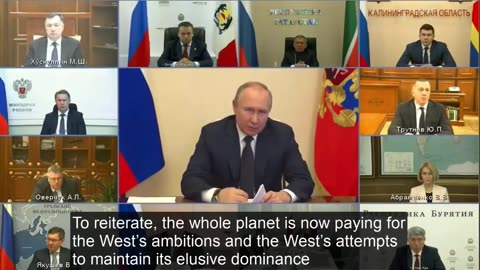 Putin addresses Western people