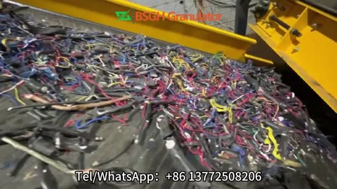 🚀 Shredding Waste Cables with Heavy-Duty Precision!