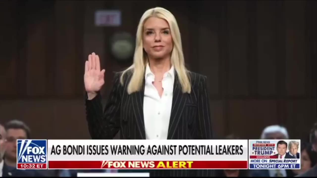 AG Bondi issues warning against potential leakers