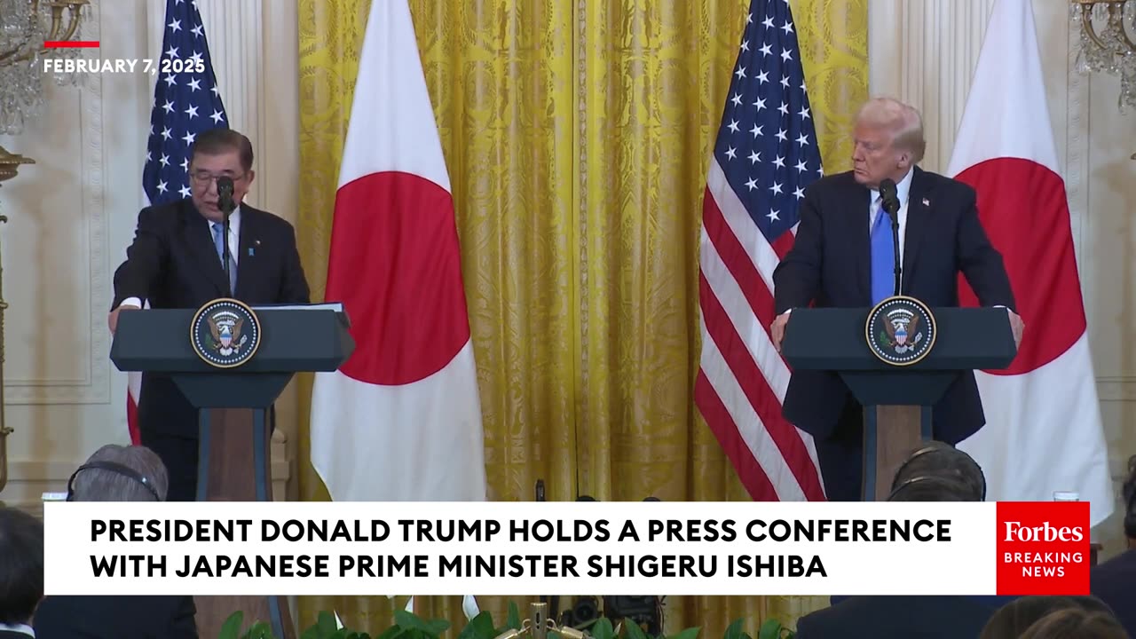 BREAKING: Donald Trump Takes Question After Question During Presser w/ Japan's Prime Minister!!