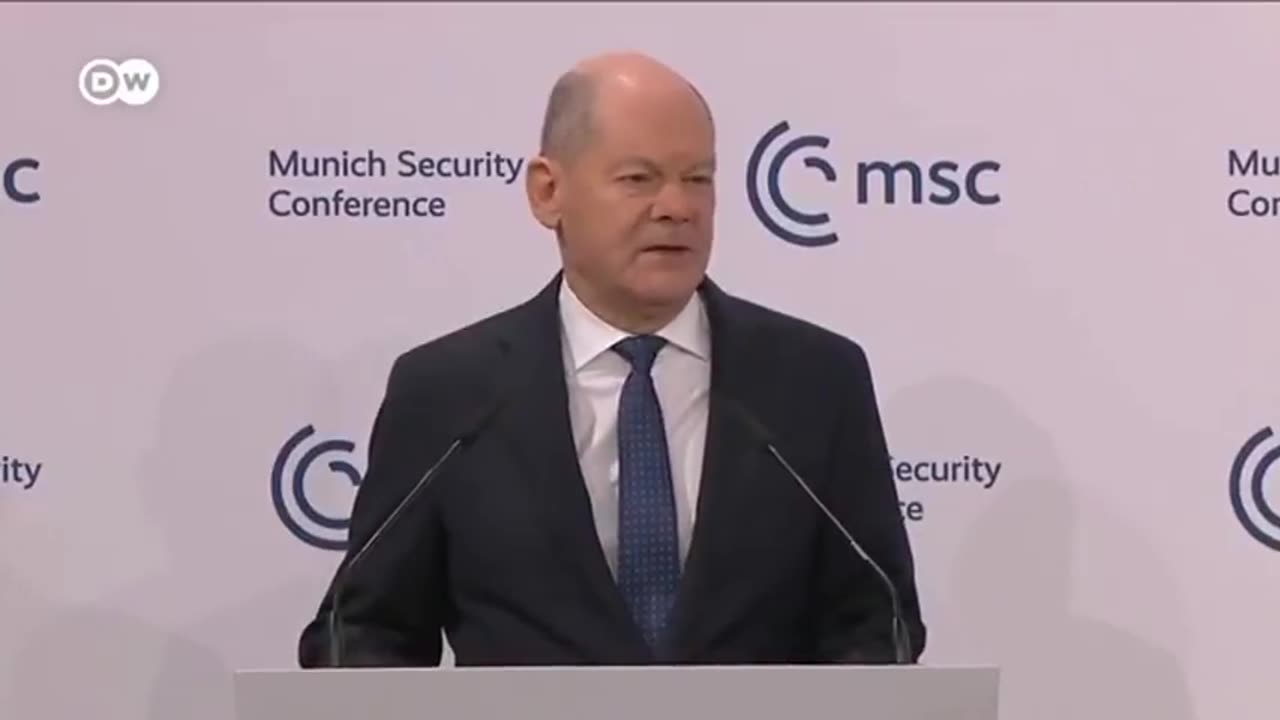 Scholz has declared at the Munich Security Conference; it is not possible for the AfD to run Germany